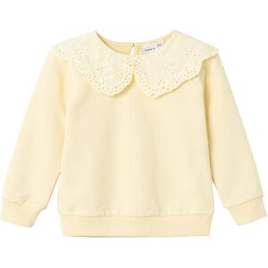 Name It Sweatshirt - Nmfdakini - Double Cream - 3 År (98) - Name It Sweatshirt