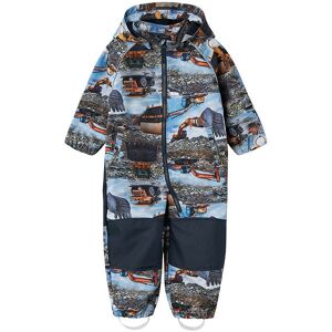 Name It Softshelldragt M. Fleece - Nmmalfa08 - Celestial Blue M. - Name It - 3 År (98) - Softshell