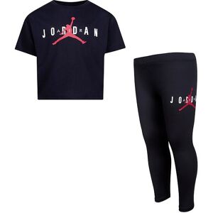 Jordan Sæt - T-Shirt/leggings - Sustainable - Sort - Jordan - 5-6 År (110-116) - T-Shirt