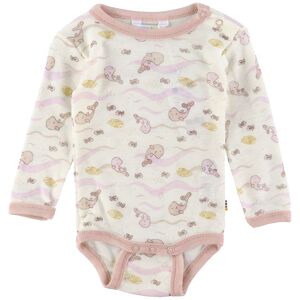 Joha Body L/æ - Uld - Off White/støvet Rosa M. Hval - Joha - 100 - Body L/æ