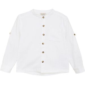 Minymo Skjorte - L/s - Bright White - Minymo - 7 År (122) - Skjorte