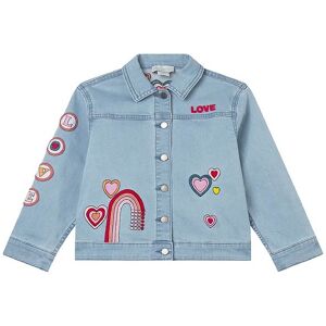 Stella Mccartney Kids Denimjakke - Lyseblå M. Patches - Stella Mccartney Kids - 12 År (152) - Sommerjakke