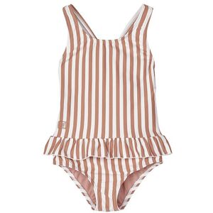 Liewood Badedragt - Amara - Uv50+ - Stripe Tuscany Rose/creme De - Liewood - 7 År (122) - Badetøj