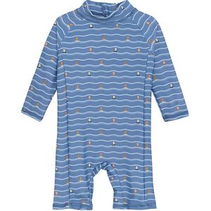 Color Kids Badeheldragt L/s - Uv60 - Coronet Blue - Color Kids - 1½ År (86) - Badetøj