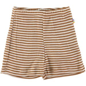 Joha Shorts - Uld/silke - Rib - Brun/hvid - Joha - 110 - Shorts