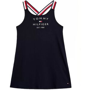 Tommy Hilfiger Kjole - Desert Sky M. Logostriber - Tommy Hilfiger - 8-10 År (128-140) - Kjole