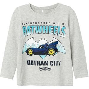 Name It Bluse - Nmmfelian Batwheels - Light Grey Melange - Name It - 5 År (110) - Bluse