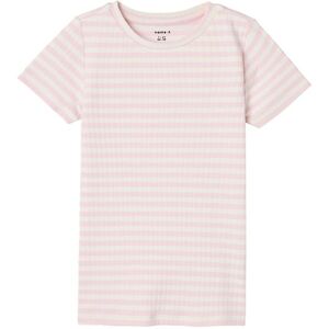 Name It T-Shirt - Rib - Nkfsuraja - Noos - Parfait Pink - Name It - 13-14 År (158-164) - T-Shirt