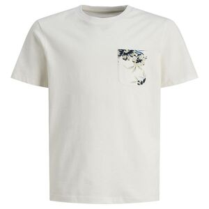 Jack & Jones T-Shirt - Jjchill - Cloud Dancer - Jack & Jones - 8 År (128) - T-Shirt