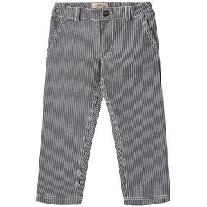 Wheat Bukser - Chinos - Aske - Denim Stripe - Wheat - 5 År (110) - Bukser - Bomuld