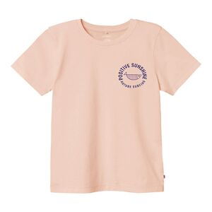 Name It T-Shirt - Nkmfemten - Peachy Keen - Name It - 7-8 År (122-128) - T-Shirt