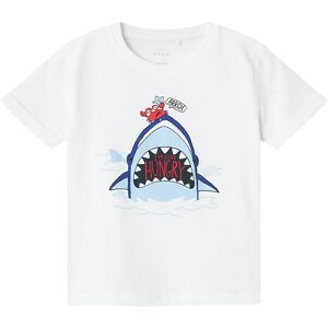 Name It T-Shirt - Nmmvux - Bright White - Name It - 1½ År (86) - T-Shirt