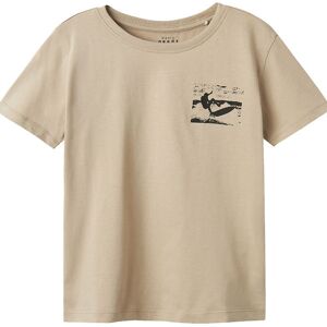 Name It T-Shirt - Nkmvelix - Pure Cashmere/adventure - 9-10 År (134-140) - Name It T-Shirt