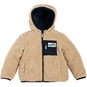 Fleecejakke - Vendbar - Playtime - Navy/beige - Viking - 9 År (134) - Fleecetrøje