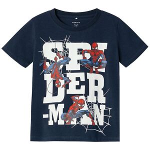 Name It T-Shirt - Nmmmakan Spiderman - Dark Sapphire - Name It - 2 År (92) - T-Shirt