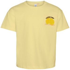 Vero Moda Girl T-Shirt - Vmlemon Kelly - Mellow Yellow/lemon Ces - 9-10 År (134-140) - Vero Moda Girl T-Shirt