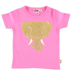 Dyr-Cph T-Shirt - Dyrgrowl - Super Pink Elefant - Dyr - 3 År (98) - T-Shirt