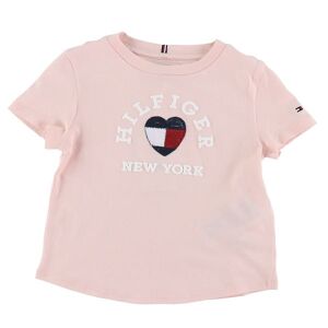 Tommy Hilfiger T-Shirt - Hilfiger Sequins - Whimsy Pink - Tommy Hilfiger - 6 År (116) - T-Shirt