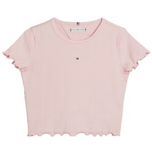 Tommy Hilfiger T-Shirt - Essential Rib - Whimsy Pink - Tommy Hilfiger - 3 År (98) - T-Shirt