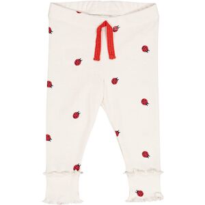 Müsli Leggings - Ladybird - Balsam Cream/apple Red - Müsli - 1 År (80) - Leggings