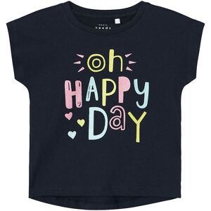 Name It T-Shirt Nmfviolet - Dark Sapphire/oh Happy Day - 1½ År (86) - Name It T-Shirt