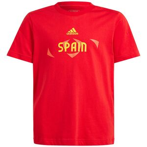 Adidas Performance T-Shirt - Spain - Rød/gul - Adidas Performance - 14 År (164) - T-Shirt