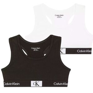 Klein Toppe - 2-Pak - Hvid/sort - Calvin Klein - 12-14 År (152-164) - Undertøj