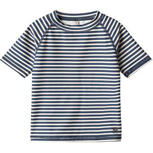 Wheat Badebluse - Uv40+ - Jackie - Indigo Stripe - Wheat - 10 År (140) - Badetøj