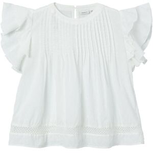 Name It Top - Noos - Nkffaride - Bright White - Name It - 9-10 År (134-140) - T-Shirt