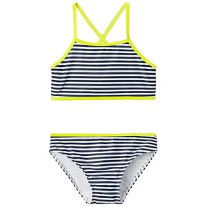 Name It Bikini - Nkfzimone - Bright White/black - Name It - 11-12 År (146-152) - Bikini