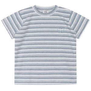 Hust & Claire T-Shirt - Arthur - Blue Fog Melange - 2 År (92) - Hust And Claire T-Shirt