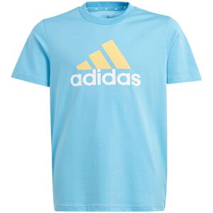 Adidas Performance T-Shirt - U Bl 2 Tee - Blå/gul - Adidas Performance - 14 År (164) - T-Shirt