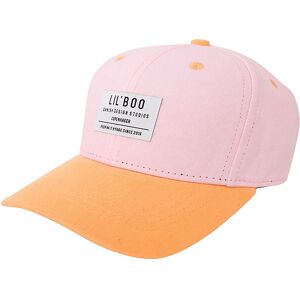 Lil' Boo Copenhagen Kasket - Organic Block Snapback - Pink/orang - Lil' Boo Copenhagen - 47-50 Cm - Kasket