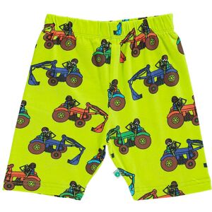 Småfolk Shorts - Bright Green M. Traktorer - Småfolk - 7-8 År (122-128) - Shorts