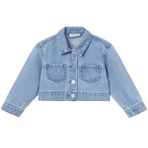 Name It Denimjakke - Nmfconny - Light Blue Denim M. Enhjørning - Name It - 5 År (110) - Sommerjakke