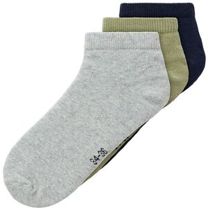 Name It Ankelstrømper - 3-Pak - Nkmvalde - Light Grey Melange/o - Name It - 31/33 - Strømper