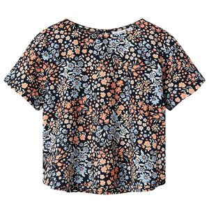 Name It T-Shirt - Nkfvinaya - Dark Sapphire/flower Pow - 11-12 År (146-152) - Name It T-Shirt