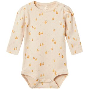 Name It Body L/æ - Nbffepera - Whisper Pink M. Hulmønster - Name It - 1 År (80) - Body L/æ