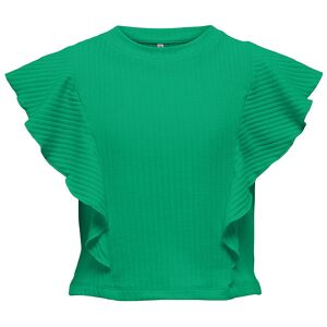 Kids Only Top - Rib - Kognella - Deep Mint - Kids Only - 9-10 År (134-140) - T-Shirt