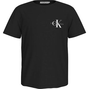 Klein T-Shirt - Chest Monogram - Ck Black - Calvin Klein - 14 År (164) - T-Shirt