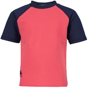 Petit Crabe Badebluse - Raglan - Uv50+ - Nectarine/blue - Petit Crabe - 11-12 År (146-152) - Badetøj