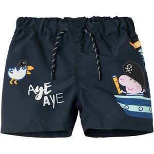 Name It Badeshorts - Nmmmoise Peppa Pig - Dark Sapphire  - Name It - 5 År (110) - Badetøj