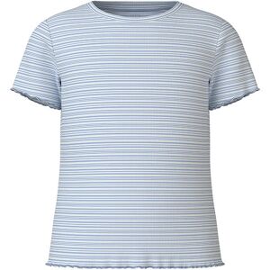 Name It T-Shirt - Rib - Nkfvemma - Chambray Blue - Name It - 11-12 År (146-152) - T-Shirt