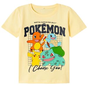 Name It T-Shirt - Nkmadan Pokémon - Double Cream - 11-12 År (146-152) - Name It T-Shirt