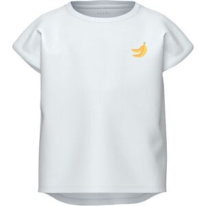 Name It T-Shirt - Nkfvarutti - Bright White M. Bananer - Name It - 11-12 År (146-152) - T-Shirt