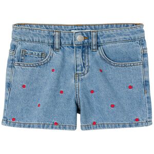 Name It Shorts - Nkfbella - Light Blue Deni/heart Embr - Name It - 10 År (140) - Shorts