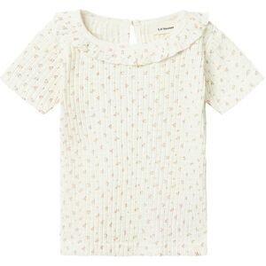 Lil Atelier T-Shirt - Nmfhulla - Coconut Milk - Lil Atelier - 3 År (98) - T-Shirt