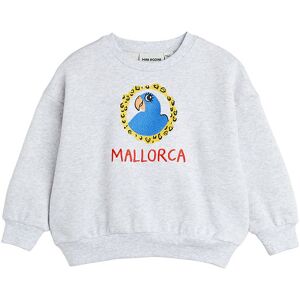 Mini Rodini Sweatshirt - Parrot Enb - Grey Melange - Mini Rodini - 2-3 År (92-98) - Sweatshirt