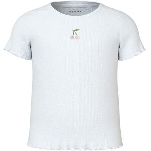 Name It T-Shirt - Rib - Nmfvivemma - Bright White - Name It - 1½ År (86) - T-Shirt