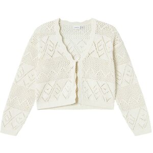 Name It Cardigan - Strik - Nkfhihelene - Jet Stream M. Hulmønste - Name It - 7-8 År (122-128) - Cardigan